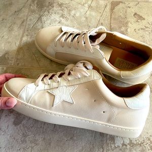 White Raven leather sneakers